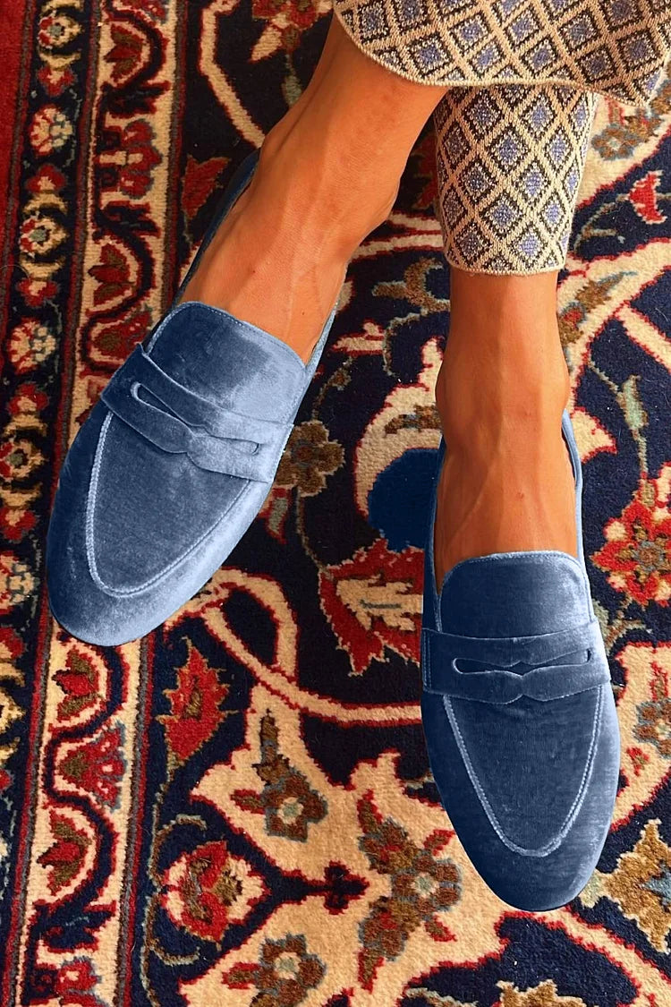 Round Toe Patchwork Moccasins for Women | Ideal for Everyday and Casual Outings