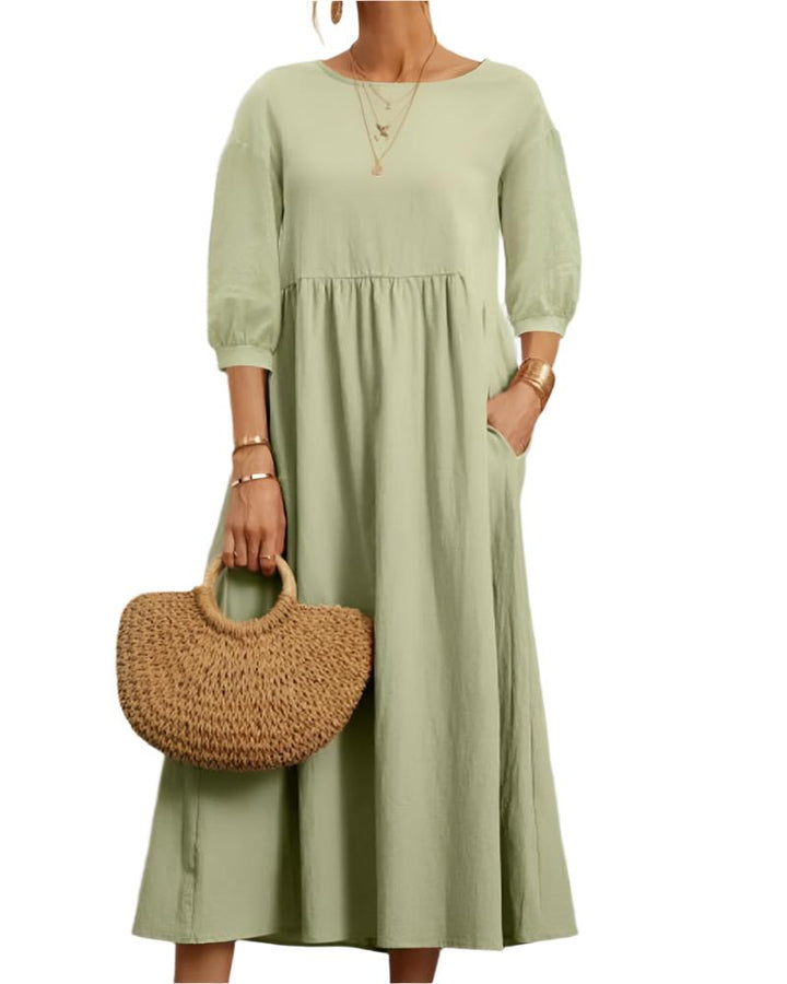 Ivy Manhattan | Flore Cotton Linen Dress