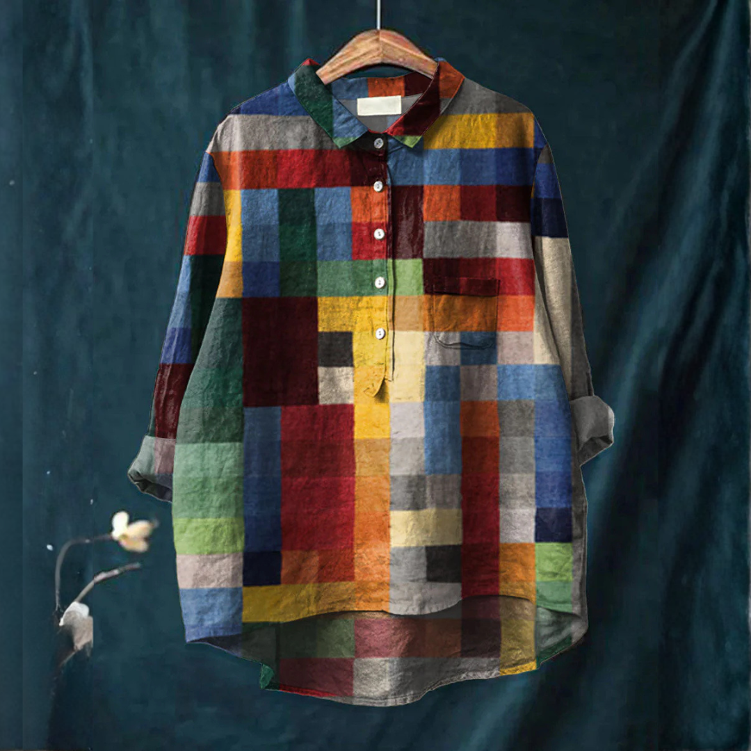 Ivy Manhattan | Iris Color Block Print