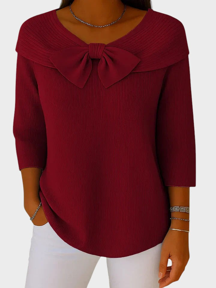 Ivy Manhattan | Cat Bow Sweater