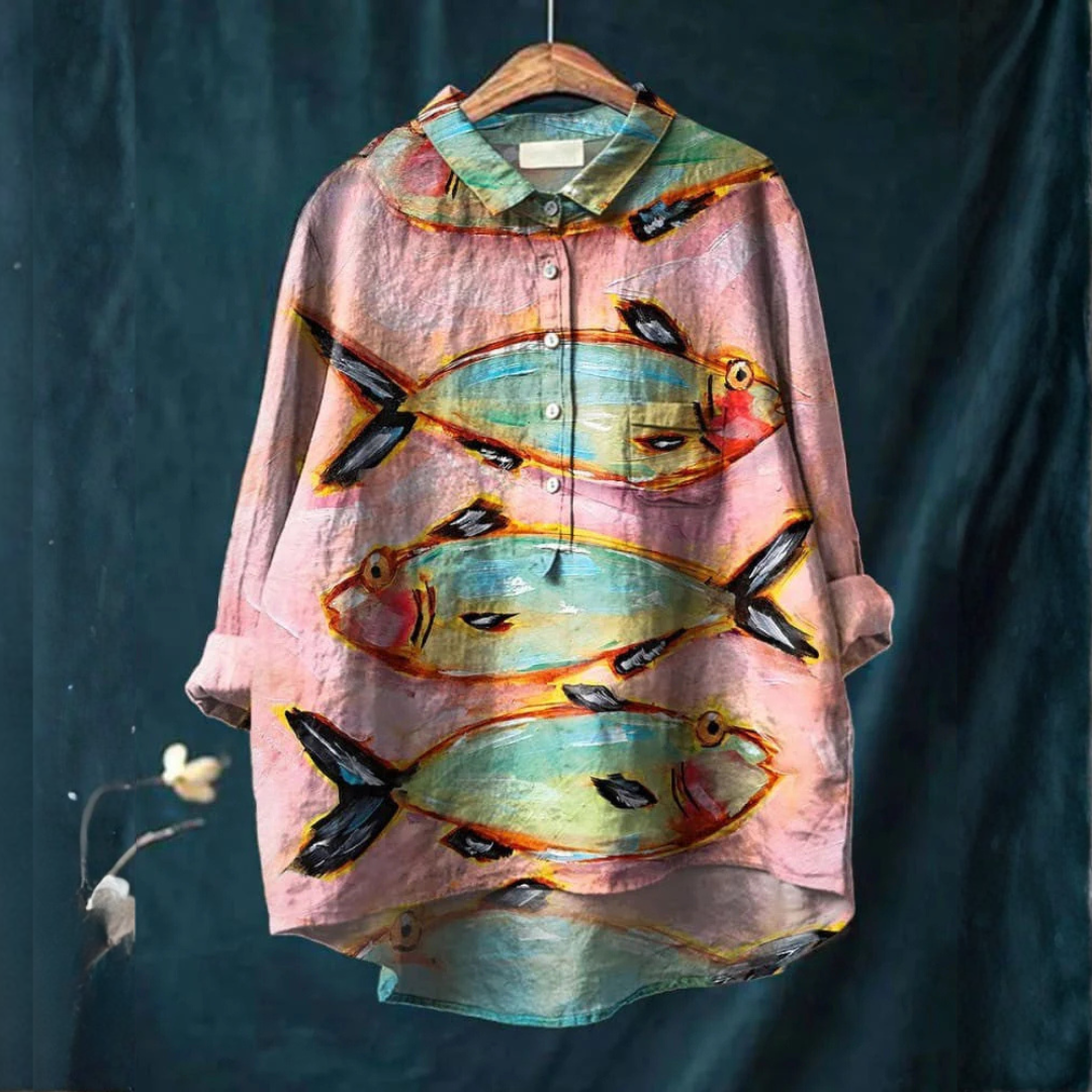 Ivy Manhattan | Linen Patterned Shirt