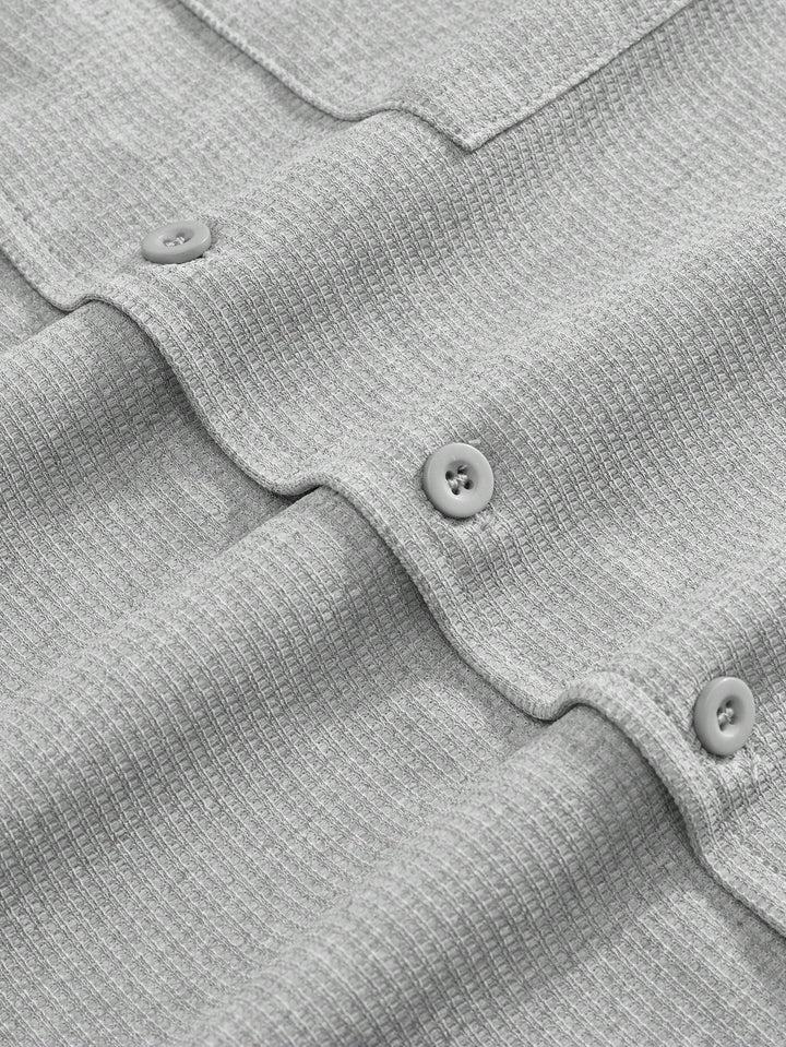 Men's High Collar Shirt and Pants Set | Ideal for All Seasons