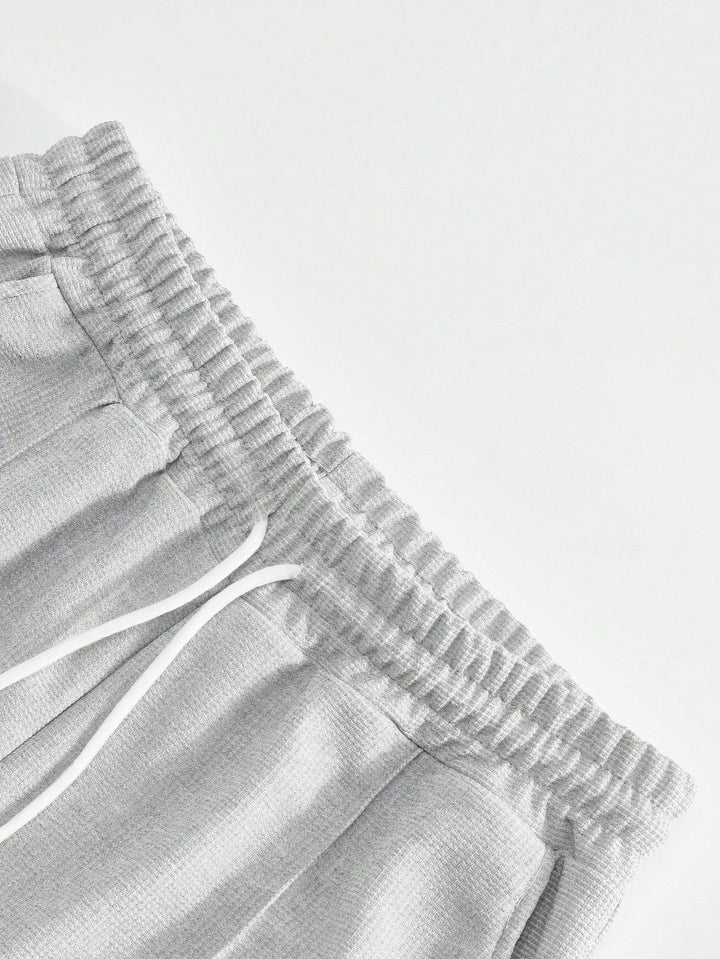 Men's High Collar Shirt and Pants Set | Ideal for All Seasons