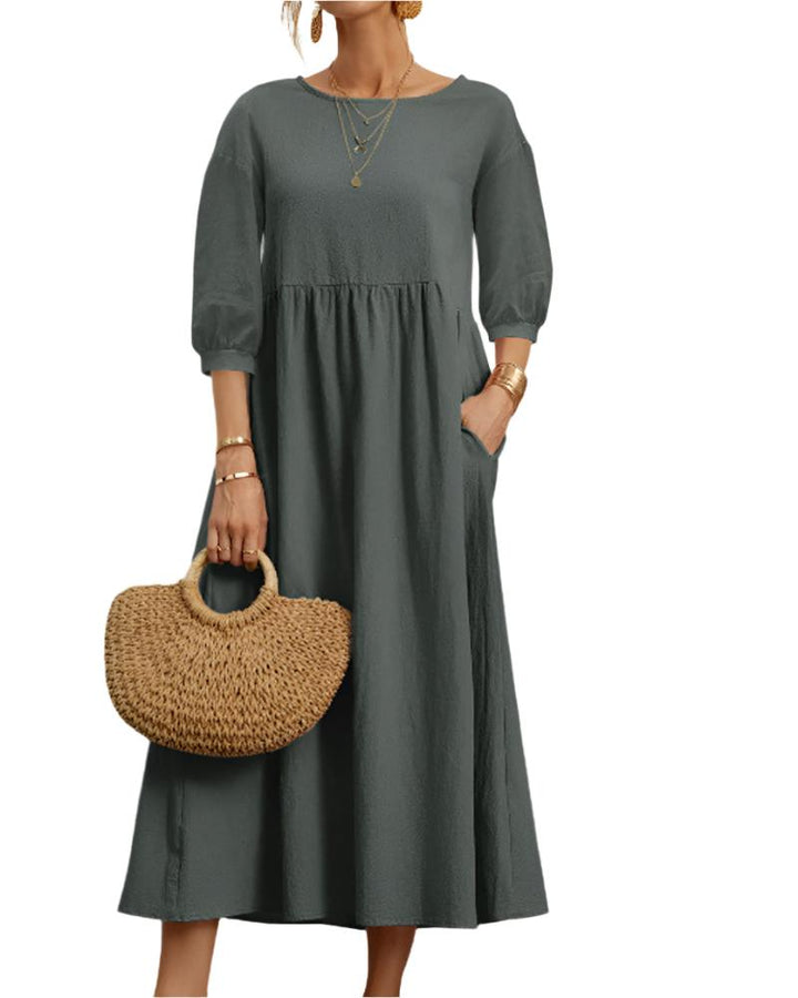 Ivy Manhattan | Flore Cotton Linen Dress