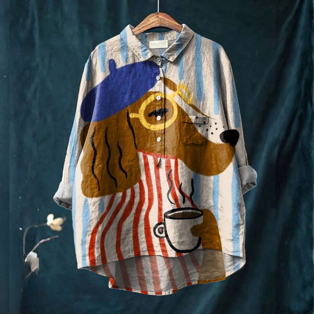 Ivy Manhattan | Linen Patterned Shirt
