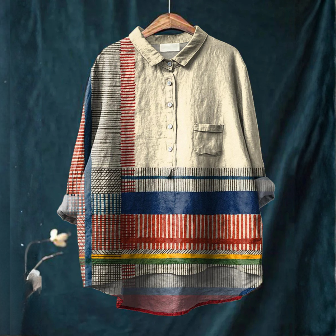 Ivy Manhattan | Linen Patterned Shirt