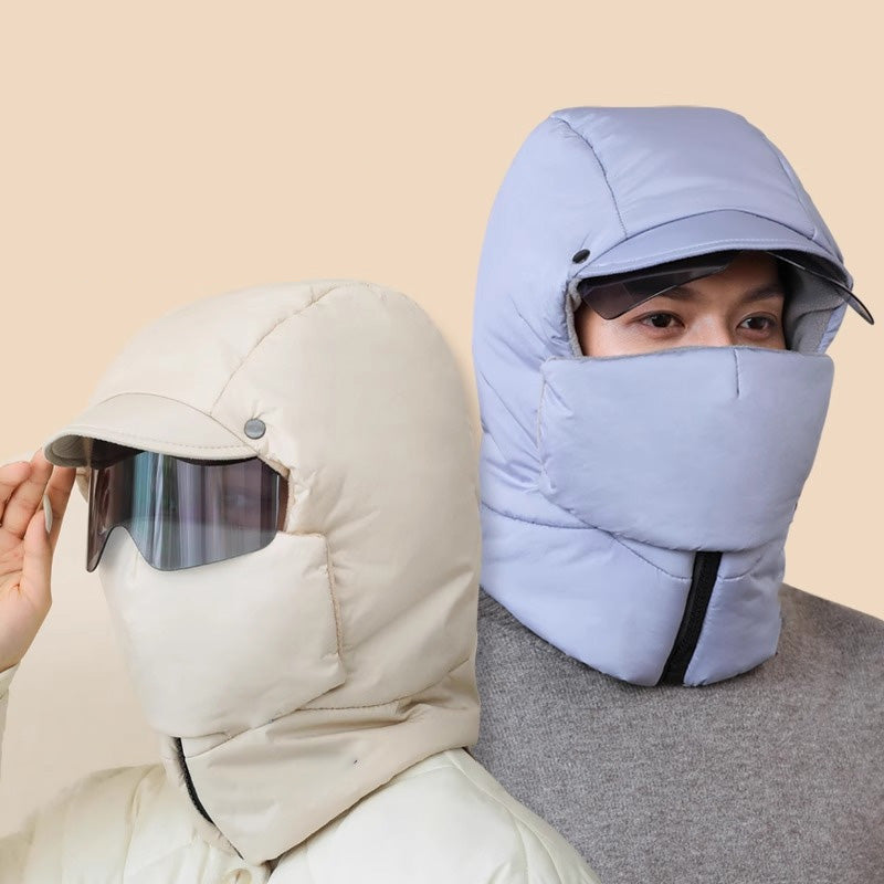 Full Face Protection Mask for Outdoors with Removable Glasses | Ideal for Winter