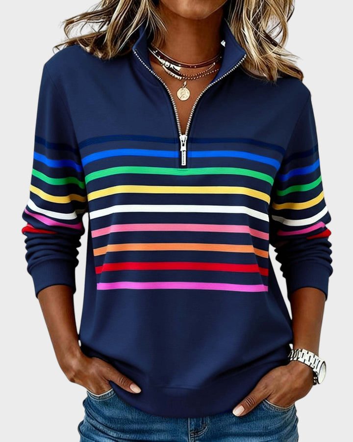 Ivy Manhattan | Striped Hoodie