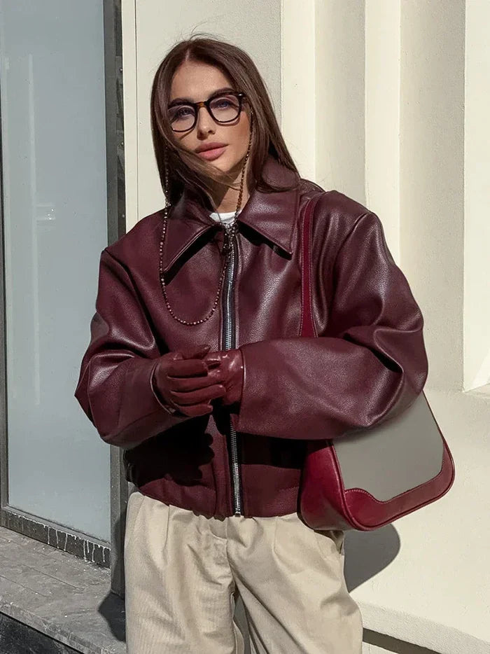 Esme | Vintage Red Jacket for Women