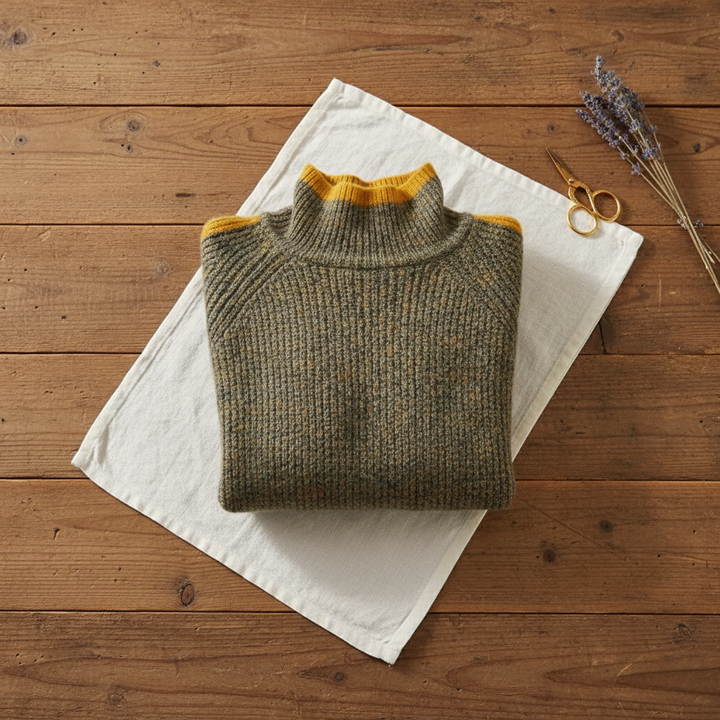 Ivy Manhattan | Cotton Ribbed Sweater Gray