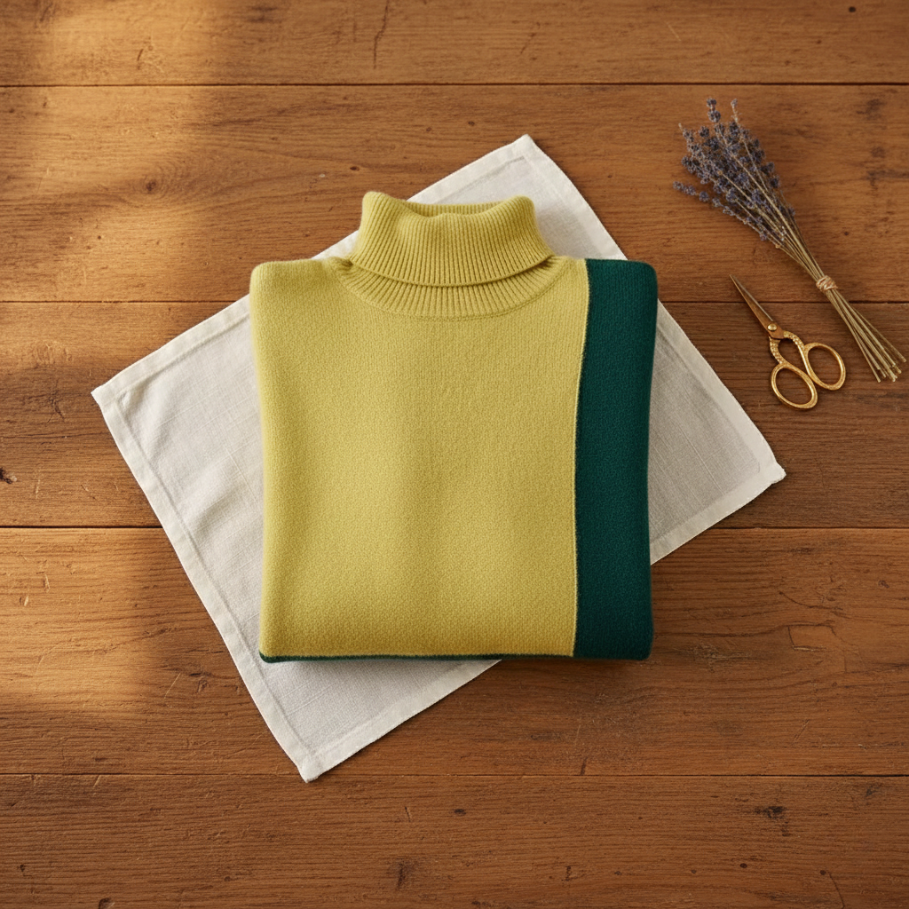 Ivy Manhattan | Cotton Turtleneck Sweater in