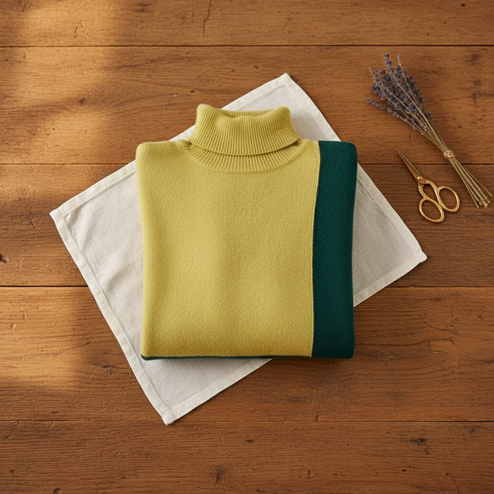 Ivy Manhattan | Cotton Turtleneck Sweater in
