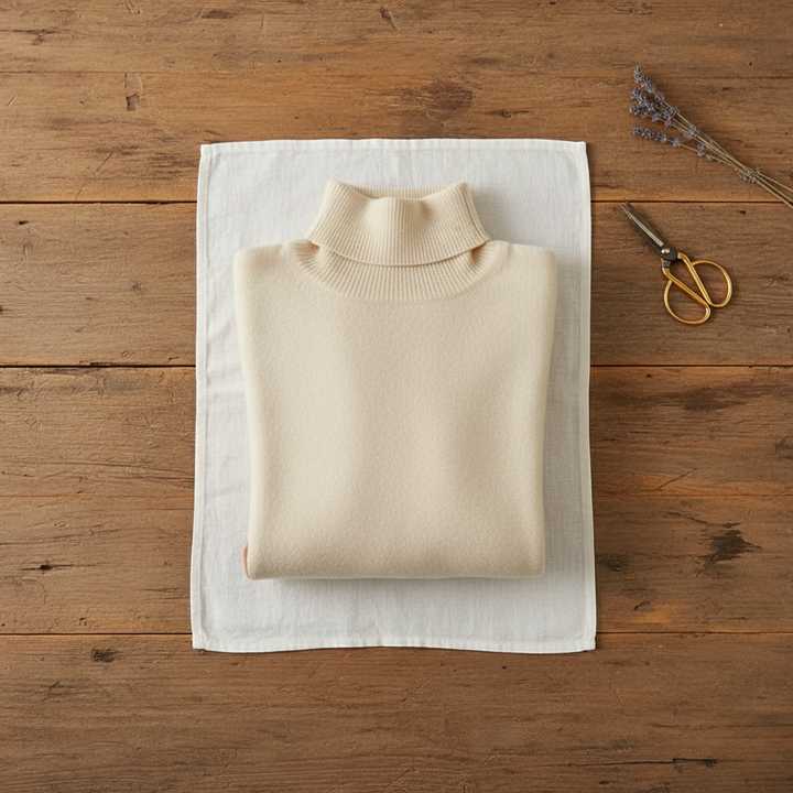 Ivy Manhattan | Cotton Turtleneck Sweater in