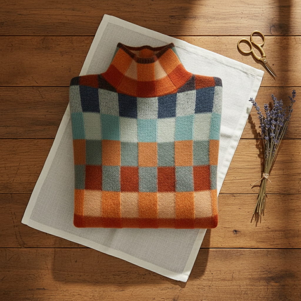 Ivy Manhattan | Cotton Block Sweater in