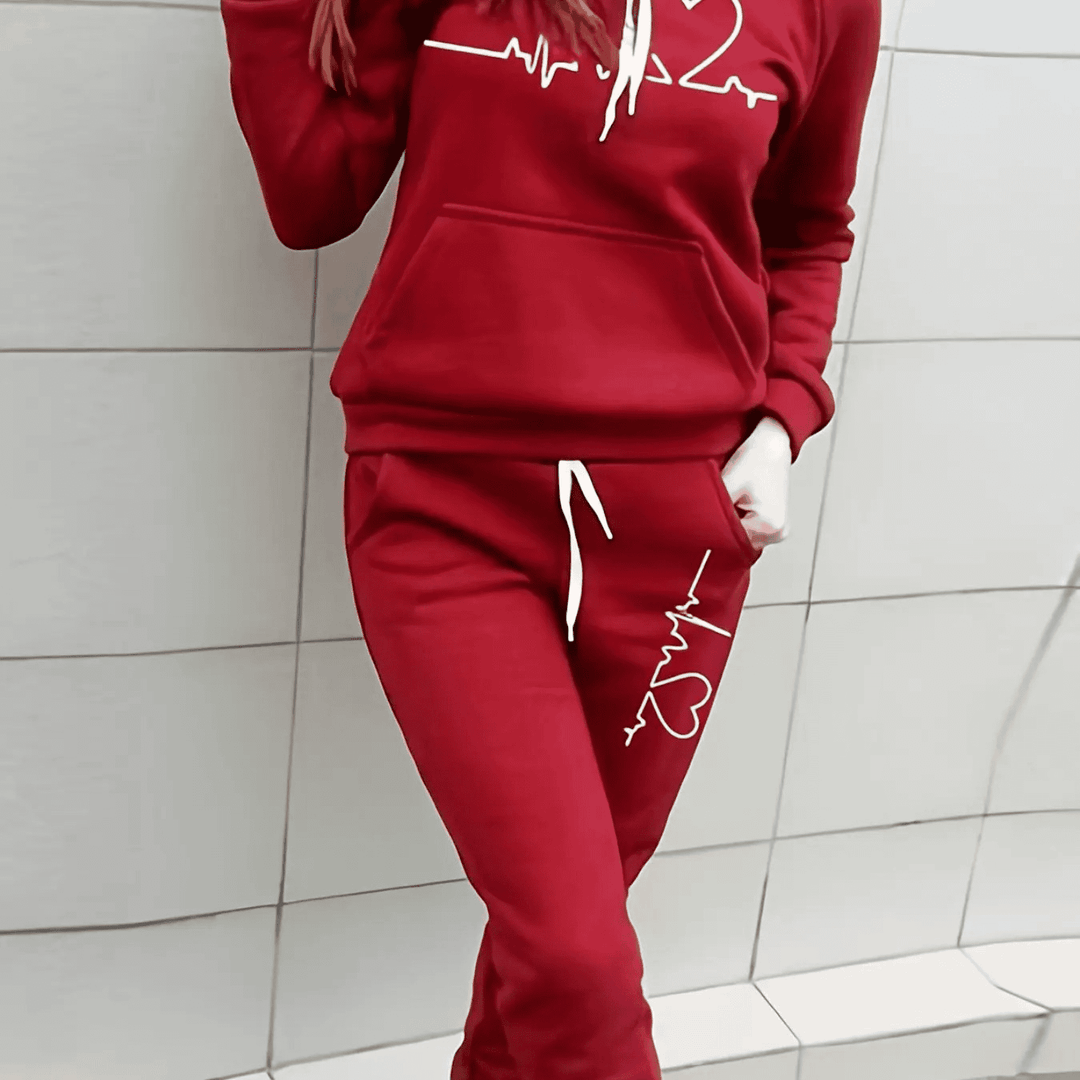 Amanda | Women's Long Sleeve Hoodie Set