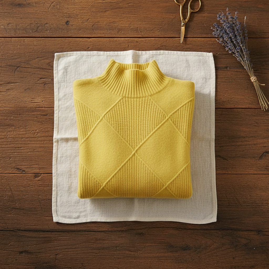 Ivy Manhattan | Cotton Sweater Woven Diamond