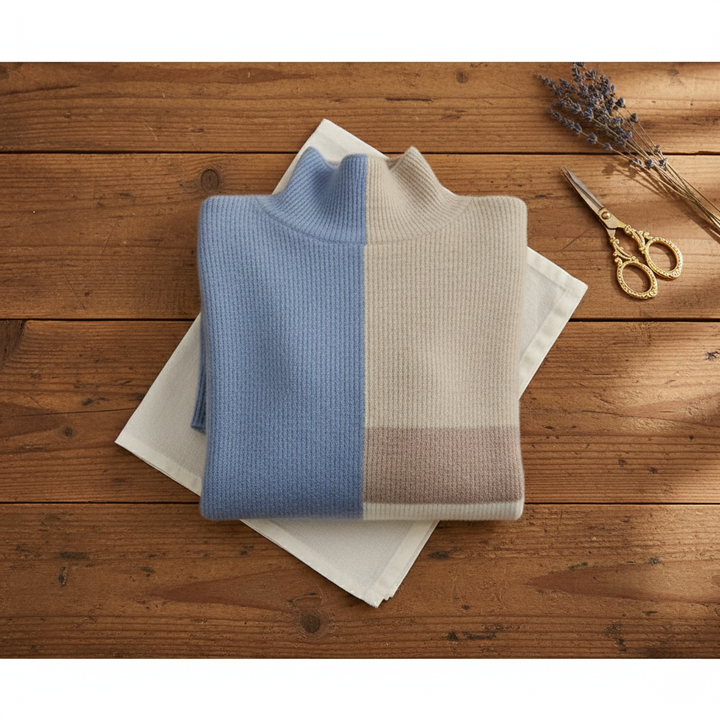 Ivy Manhattan | Cotton Sweater in Block