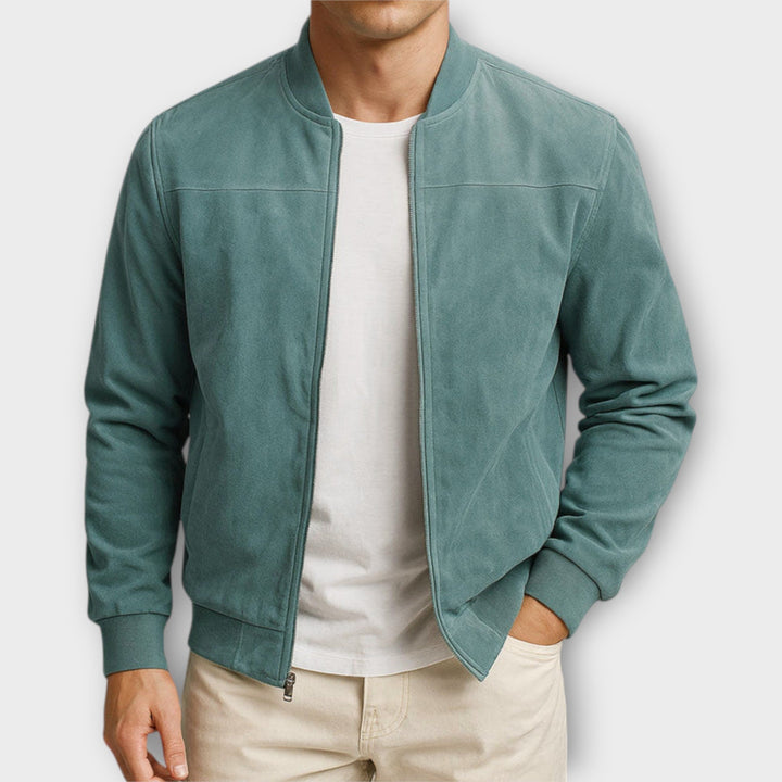 Ivy Manhattan | S SUEDE LEATHER BOMBER