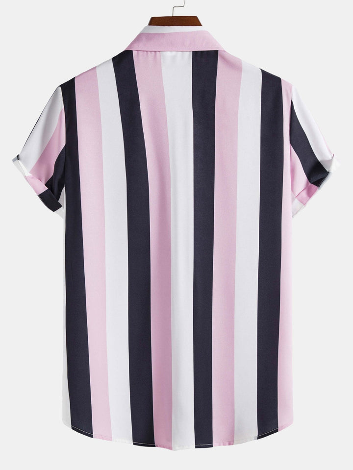 Ivy Manhattan | Wide Striped Button Up