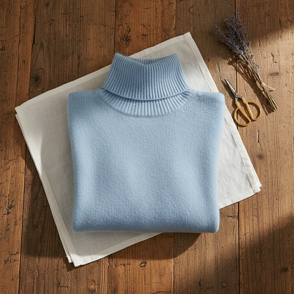 Ivy Manhattan | Cotton Turtleneck Sweater in