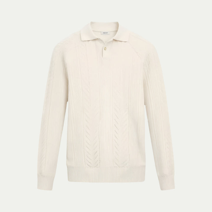 Ivy Manhattan | Knitted Long Sleeve Polo