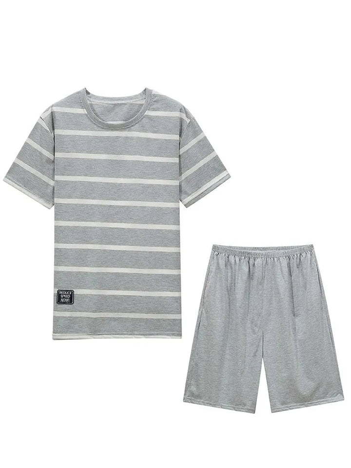 Striped Shortama for Men | Ideal for Night or Relaxing at Home