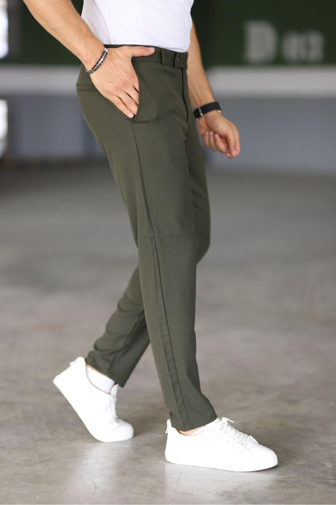 Slim Fit Chino Pants for Men | Ideal for Daily Activities