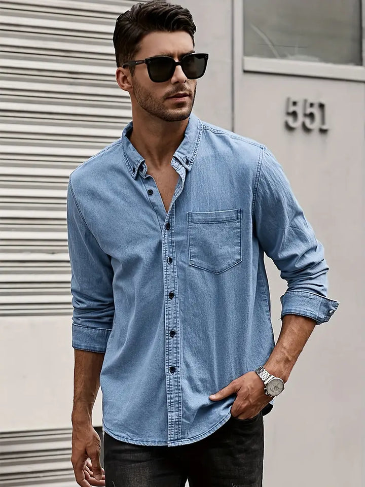 Ivy Manhattan | Long Sleeve Denim Shirt