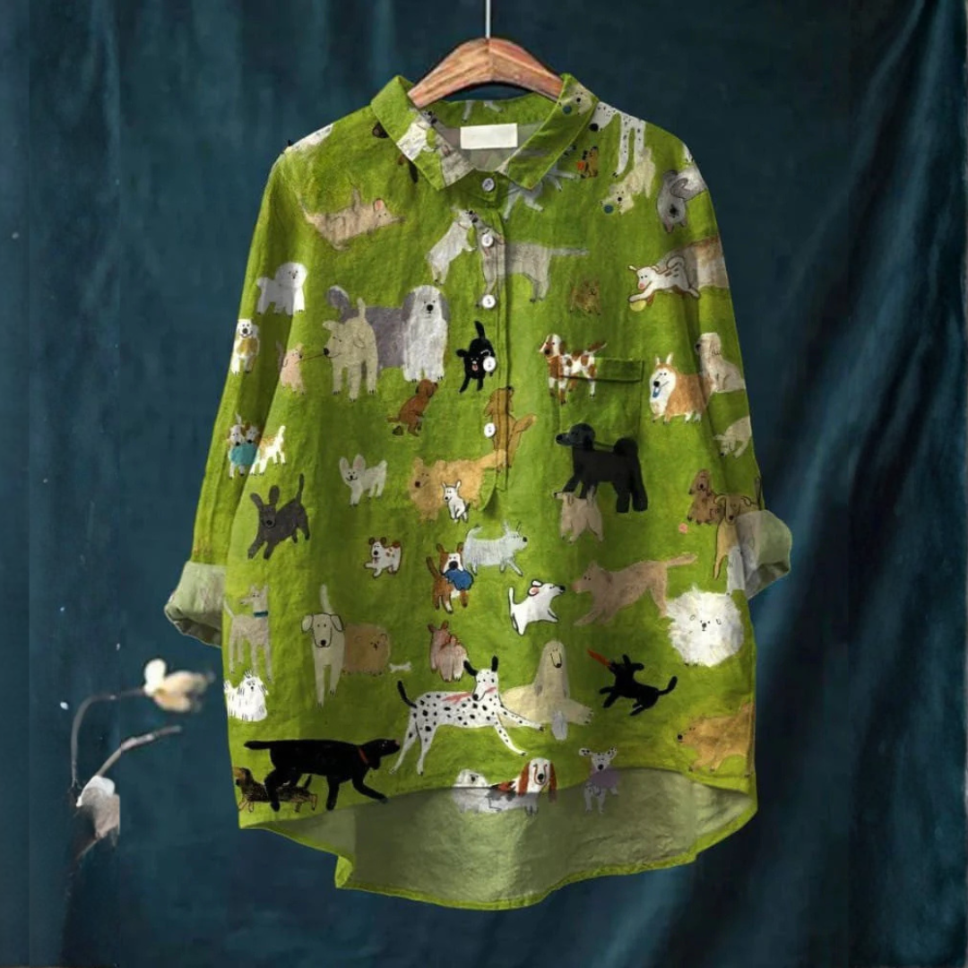 Ivy Manhattan | Linen Patterned Shirt