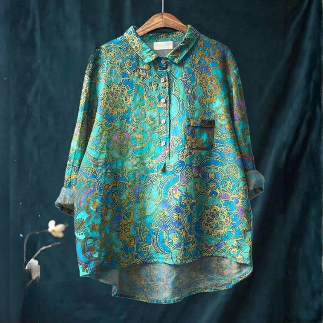 Ivy Manhattan | Linen Patterned Shirt