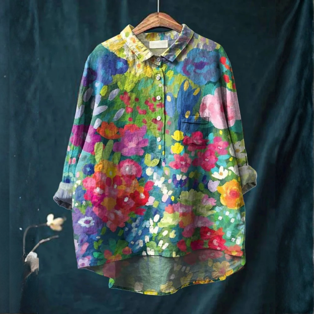 Ivy Manhattan | Linen Patterned Shirt