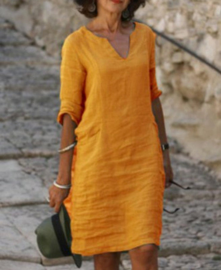 Ivy Manhattan | Aarna Casual Linen V