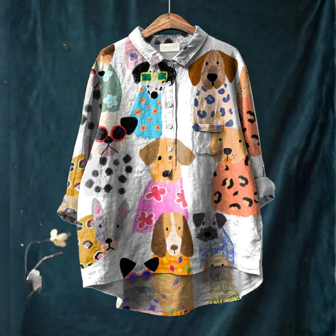 Ivy Manhattan | Linen Patterned Shirt