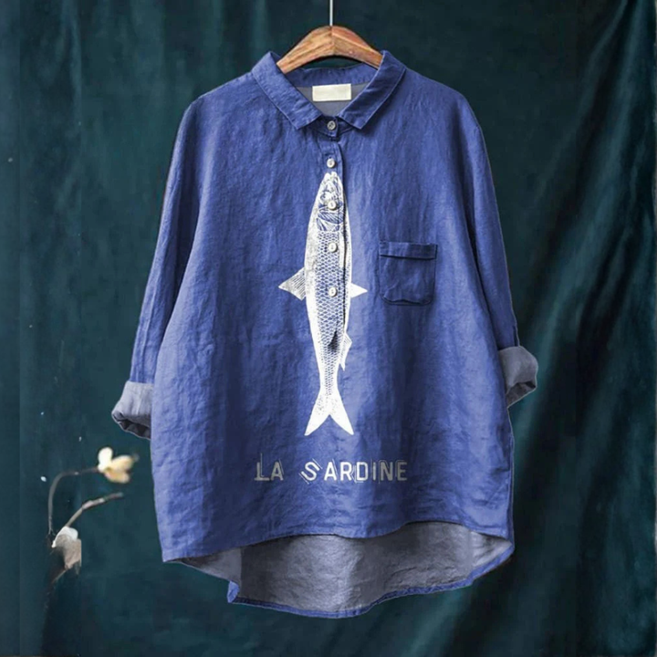 Ivy Manhattan | Linen Patterned Shirt