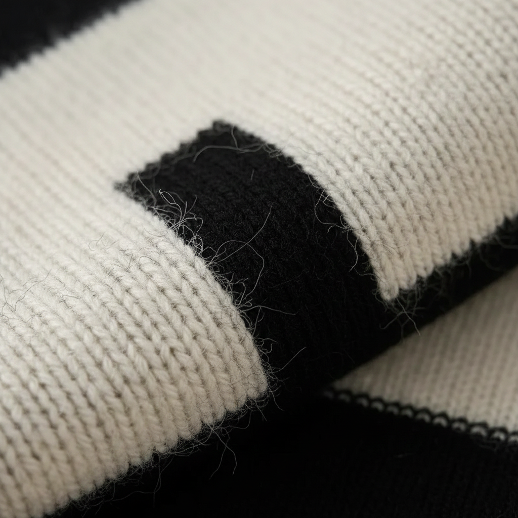 Ivy Manhattan | Cotton Sweater Geometric Block