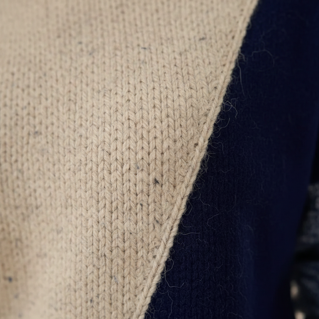 Ivy Manhattan | Two Tone Cotton Sweater