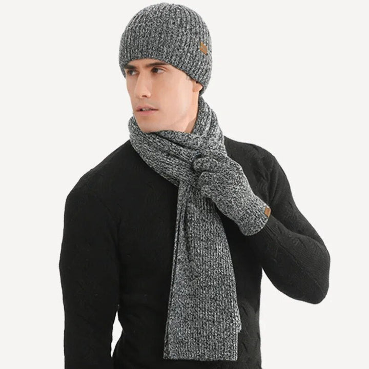 Winter Set with Beanie, Scarf, and Gloves for Adults | Ideal for Cold Days