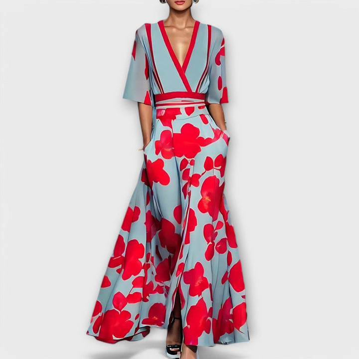 Ivy Manhattan | Elise - Elegant Floral Sheath Dress