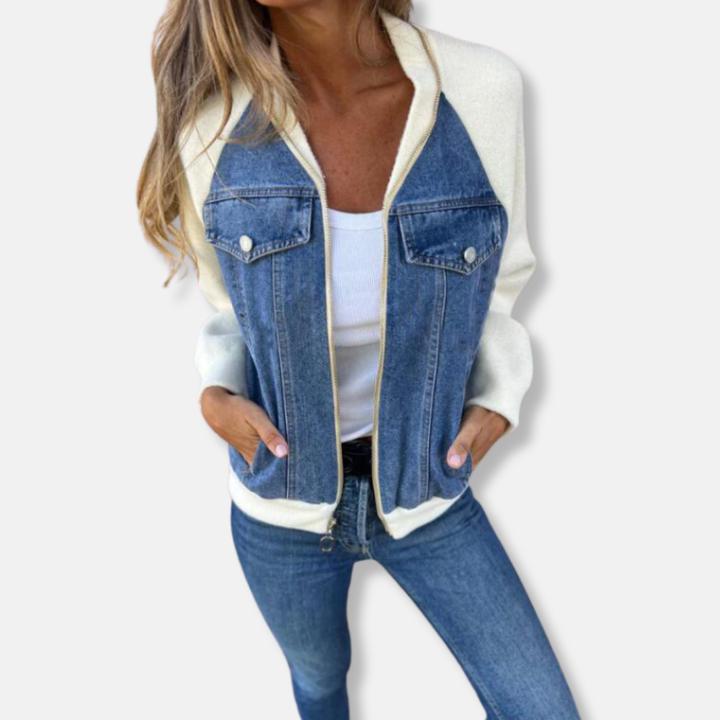 Ivy Manhattan | Relaxed Zip Bomber Jacket