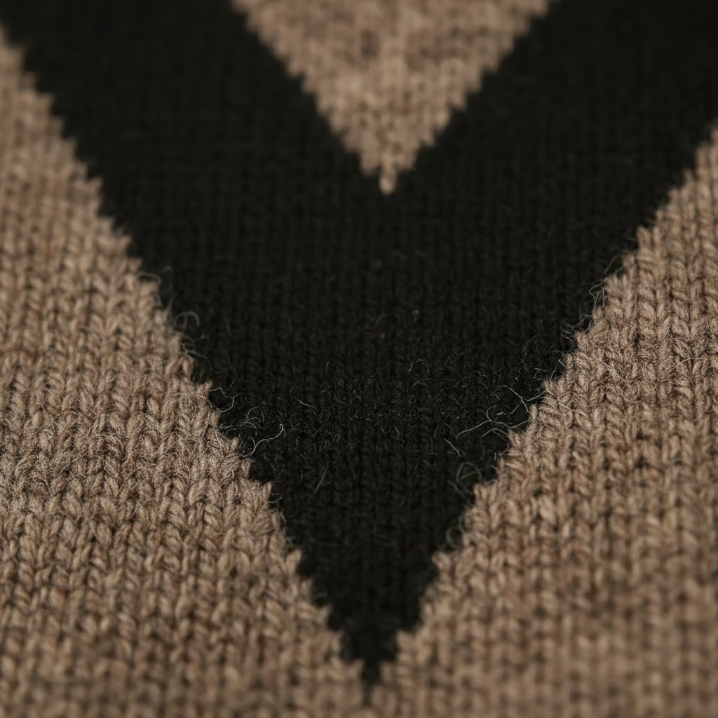 Ivy Manhattan | Cotton Sweater Chevron V