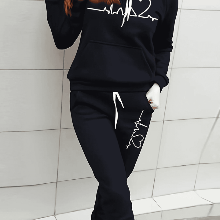 Amanda | Women's Long Sleeve Hoodie Set