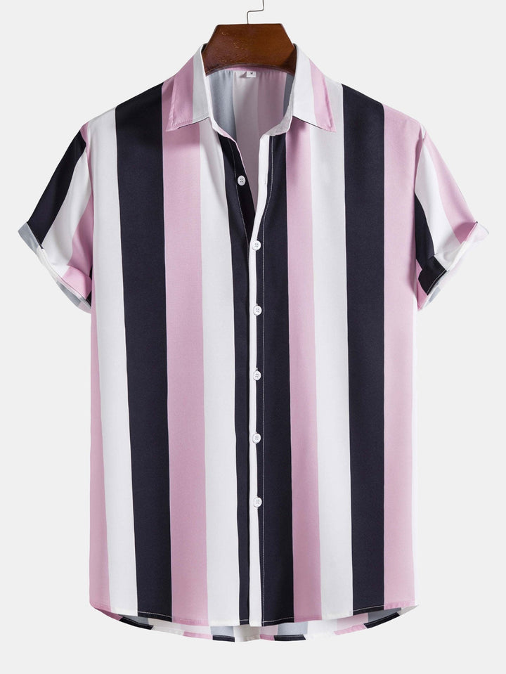 Ivy Manhattan | Wide Striped Button Up