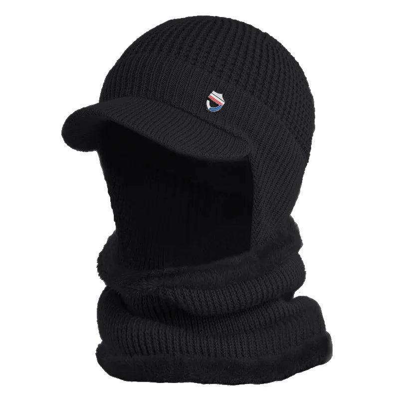 Winter Beanie with Visor and Ear Covers for Men | Ideal for the Cold Season