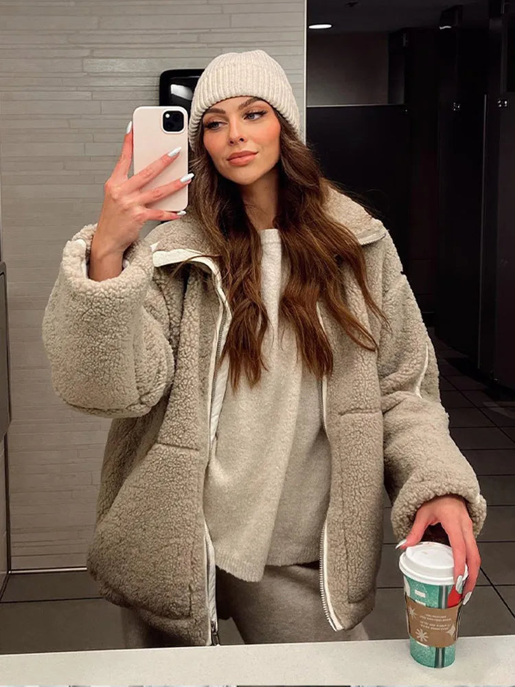 Ivy Manhattan | Elisabetta Cozy Plush Coat