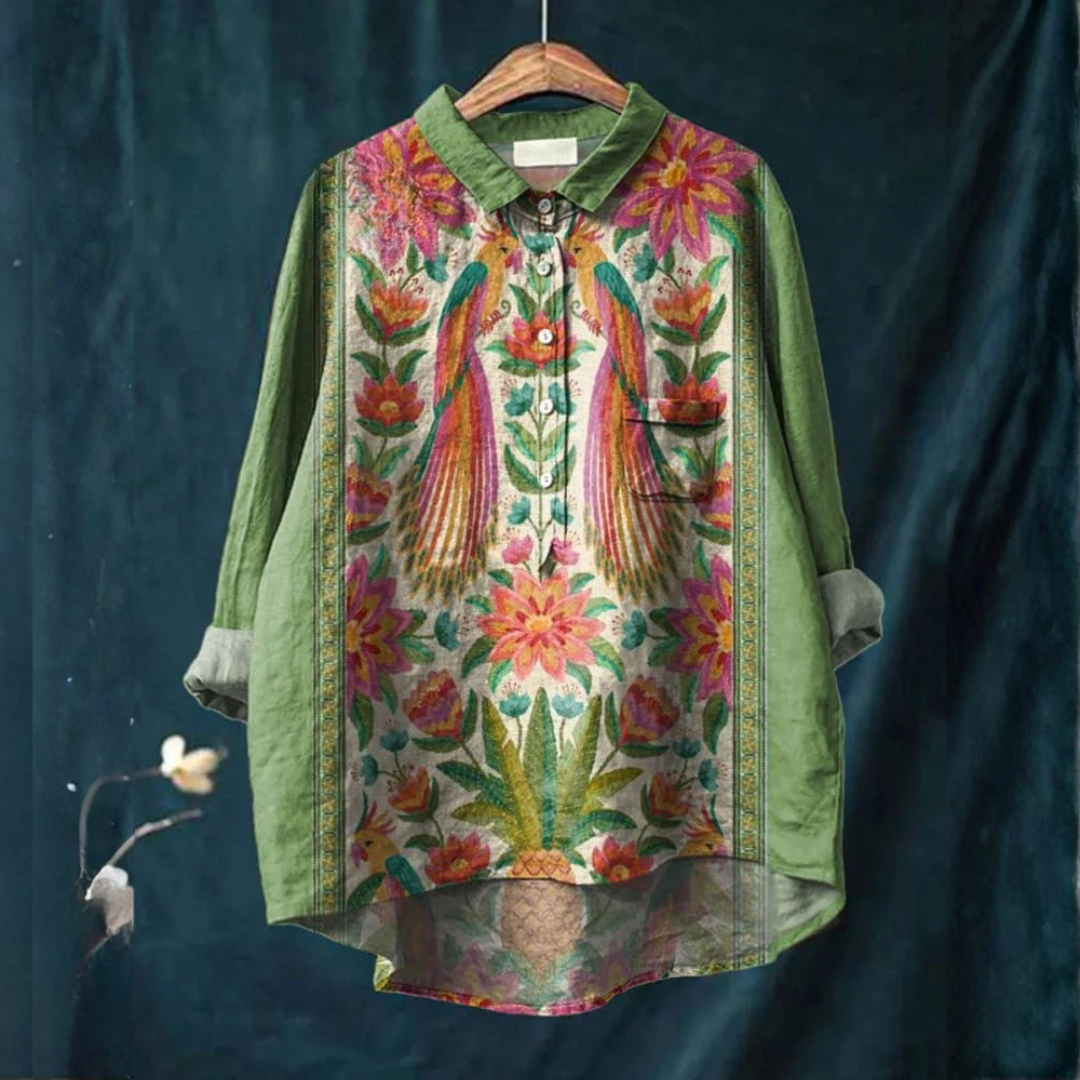 Ivy Manhattan | Linen Patterned Shirt
