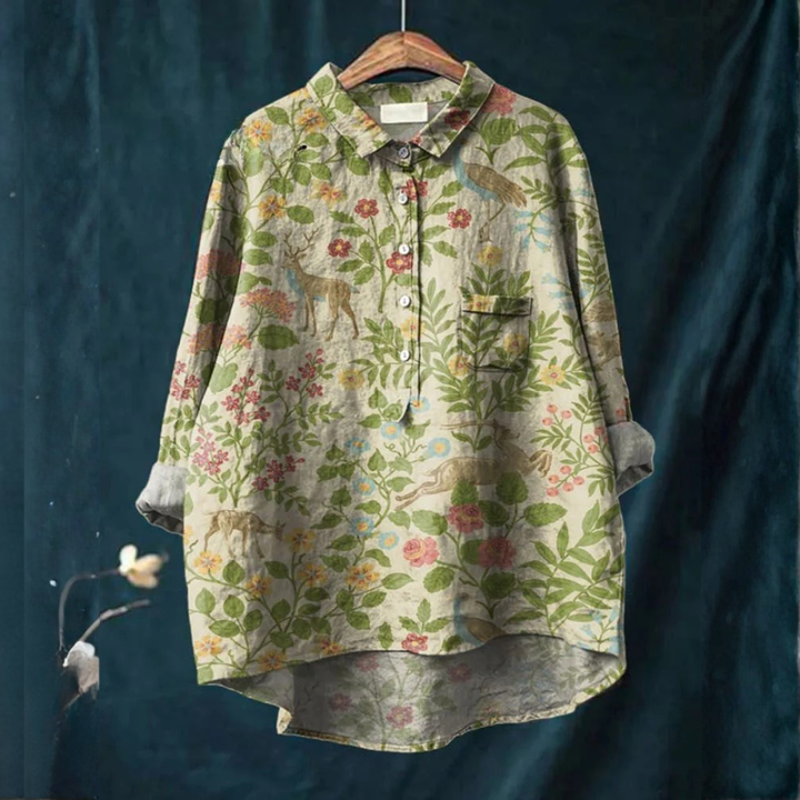 Ivy Manhattan | Linen Patterned Shirt