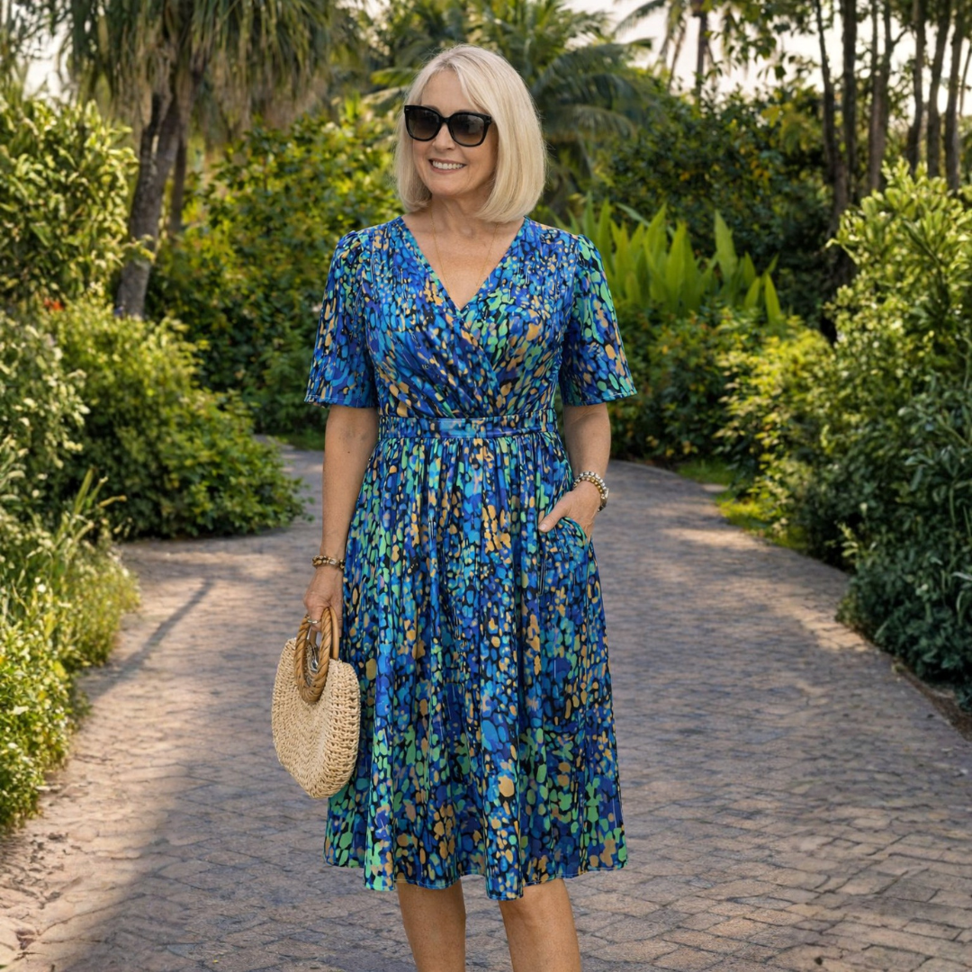 Nina – Lightweight flowing dress with a flattering effect