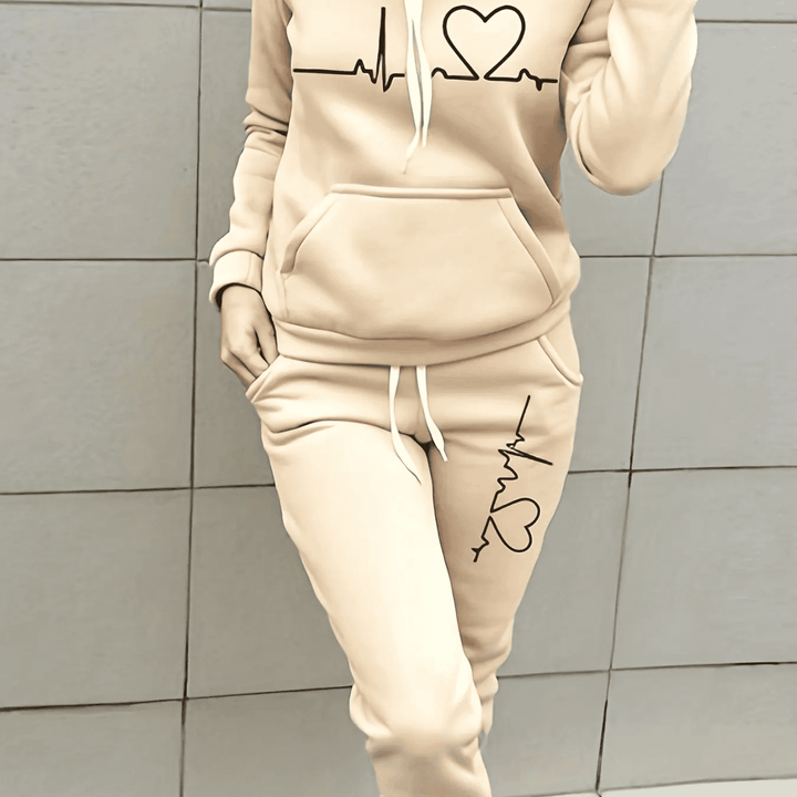 Amanda | Women's Long Sleeve Hoodie Set