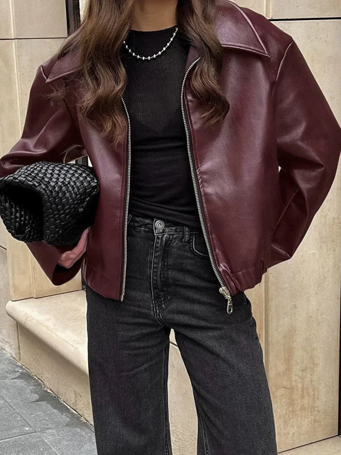 Esme | Vintage Red Jacket for Women