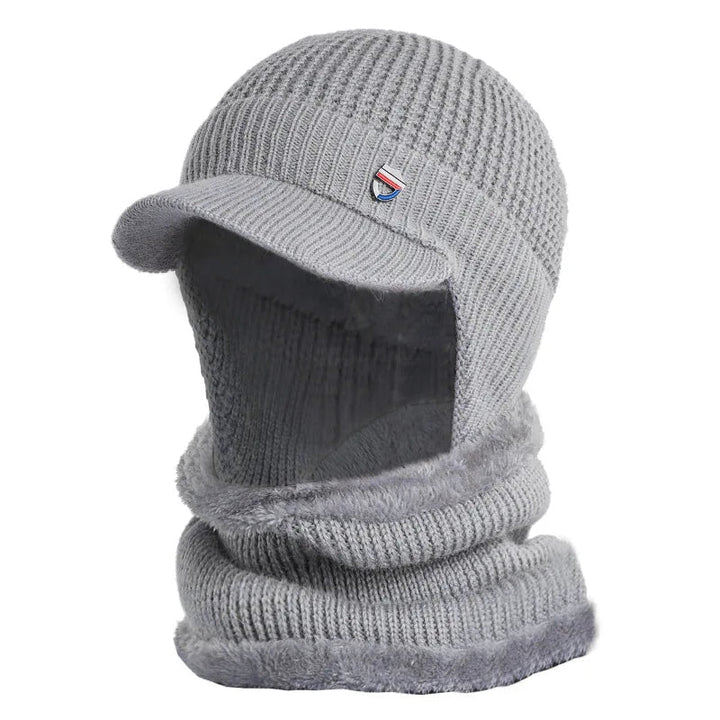 Winter Beanie with Visor and Ear Covers for Men | Ideal for the Cold Season